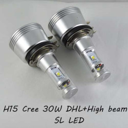 Комплект LED ламп SLP LED, H15 (PGS23t-1) Cree 30W Белый 6000K