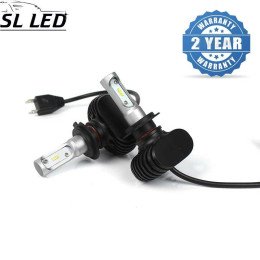 Установочный набор LED ламп в основные фонари SLP S1-LED Цоколь H7, 21W, 3250 Люмен/Комплект