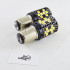 Светодиодная автомобильная лампа SLP LED с обманкой, цоколь 1157(P21/5W)(BAY15D) 44-3030 led жёлтый/белый