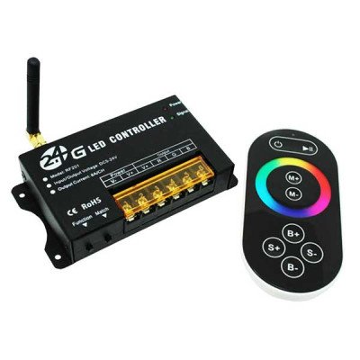 Контролер для LED RGB стрічки радіоуправління сенсорний 288 ВТ. 2.4 ГГц. Контролер для LED RGB стрічки радіоуправління сенсорний 288 ВТ. 2.4 ГГц.
