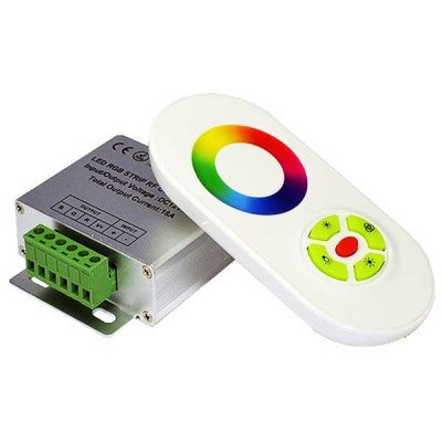 Контролер для LED RGB стрічки радіоуправління сенсорний 216 ВТ. Контролер для LED RGB стрічки радіоуправління сенсорний 216 ВТ.