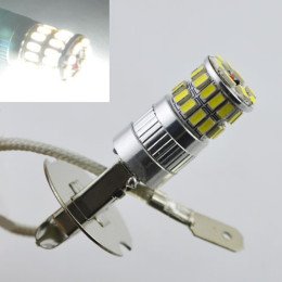 Светодиодная лампа в ПТФ SLP LED под цоколь H3  36 светодиодов типа  3014/ 9-30 В. Белый