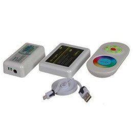 WiFI контроллер для LED ленты RGB радиоуправление сенсорный 288 ВТ. 4х зональный