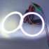 Led кольца в фару (ангельские глазки) 80-64мм COB суперяркие, с рассеивателями