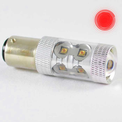Светодиодная автомобильная лампа с цоколем 1157 (P21/5W)(BAY15D) Osram LH CPDP 30W 9-30V-Красный Светодиодная автомобильная лампа с цоколем 1157 (P21/5W)(BAY15D) Osram LH CPDP 30W 9-30V-Красный