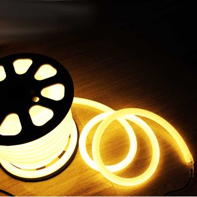 Светодиодный неон, Круглый SL FLEX ( Неон Флекс, FlexNeon) 16 мм. 120-2835 220V Жёлтый Светодиодный неон, Круглый SL FLEX ( Неон Флекс, FlexNeon) 16 мм. 120-2835 220V Жёлтый