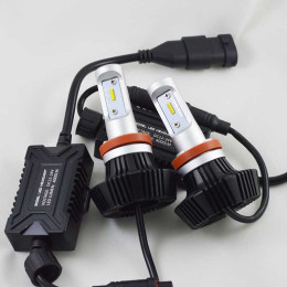 Комплект LED ламп в основные фонари серии G7 под цоколь Н11/H8/H9 24W 4000 Люмен/Комплект