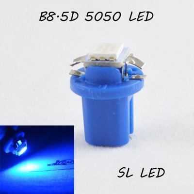 LED лампа в подсветку приборной панели, цоколь B8.5D SL LED синий LED лампа в подсветку приборной панели, цоколь B8.5D SL LED синий