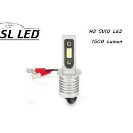 Комплект Led ламп серии SV10,  цоколь  H3 (PK22Ss)  13W-CSP led 6000K