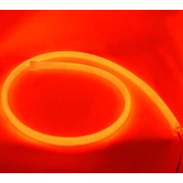 Гибкие габариты в силиконе SL LED, гибкая лента в фары 85 см. комплект, 12V, красный