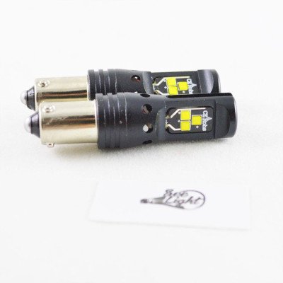 Потужна світлодіодна лампа SLP LED з цоколем BAX9S (H21W) (H6W) CSP LED 42W 9-30V Білий Canbus