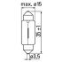 Світлодіодна лампа SLS LED цоколь SV8,5(C5W) 36mm 6-5630 Білий Світлодіодна лампа SLS LED цоколь SV8,5(C5W) 36mm 6-5630 Білий